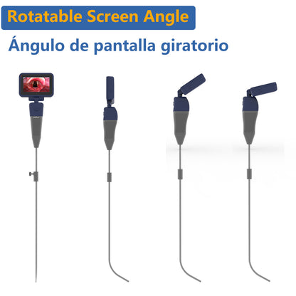 CR-VLS Video Intubation Catheter, Nickel-titanium Alloy Flexible Intubation Stylet, Portable Flexible Laryngoscope