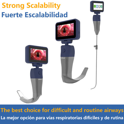 CR-VLS Video Intubation Catheter, Nickel-titanium Alloy Flexible Intubation Stylet, Portable Flexible Laryngoscope